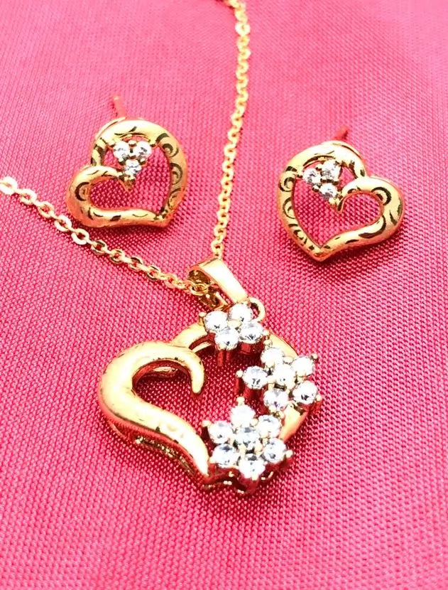 Set of Adorable Heart-Shaped Pendants