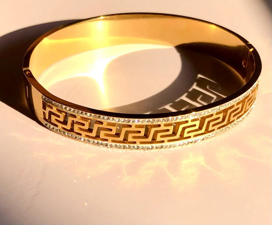 Chic Geometric Korean Bracelet with Anti-Tarnish Protection